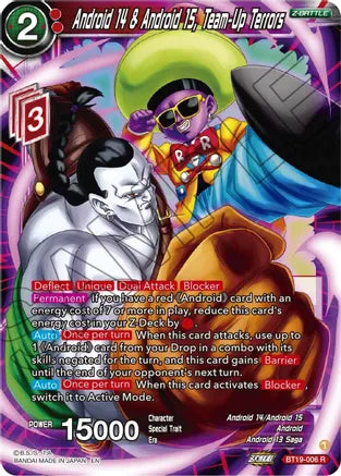 Android 14 & Android 15, Team-Up Terrors (BT19-006)