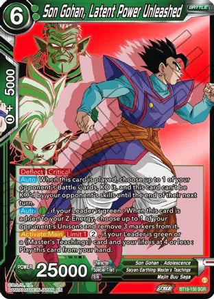 Son Gohan, Latent Power Unleashed (BT19-150)