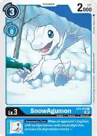 SnowAgumon (EX3-016)