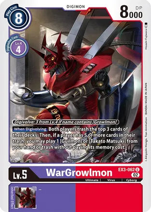 WarGrowlmon (EX3-062)