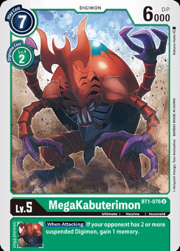 MegaKabuterimon (BT1-076)