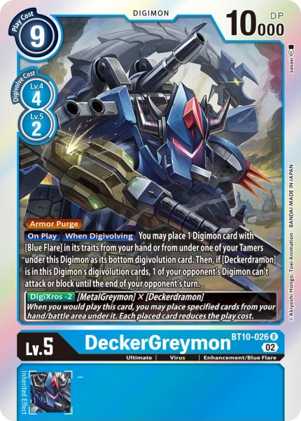 DeckerGreymon (BT10-026)