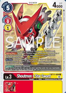 Shoutmon + Star Sword (BT11-009)