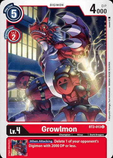 Growlmon (BT2-013)