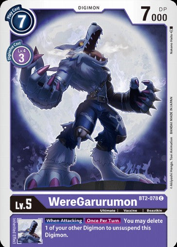 WereGarurumon (BT2-078)