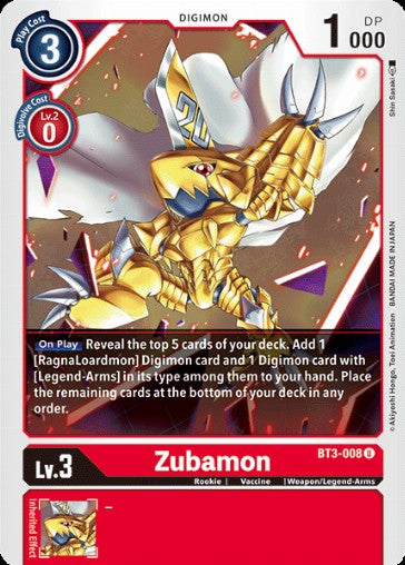 Zubamon (BT3-008)