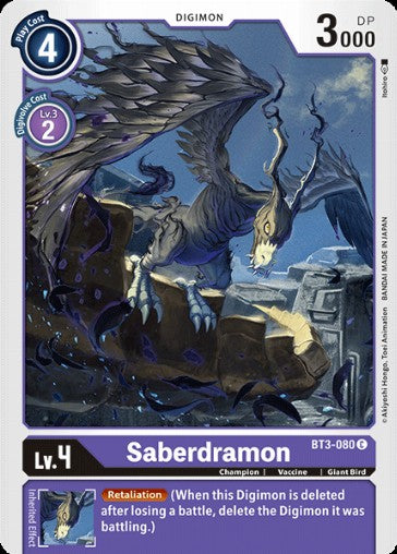 Saberdramon (BT3-080)