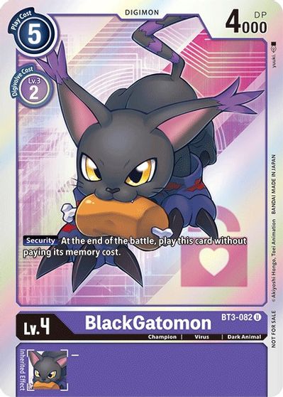 BlackGatomon (BT3-082) Alt