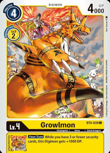 Growlmon (BT4-039)