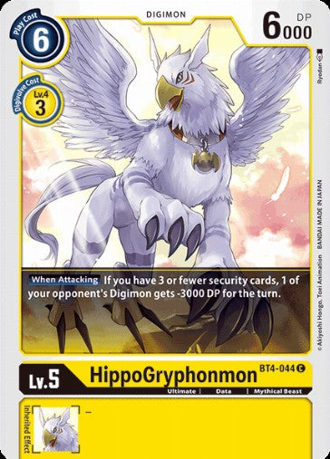 HippoGryphonmon (BT4-044)