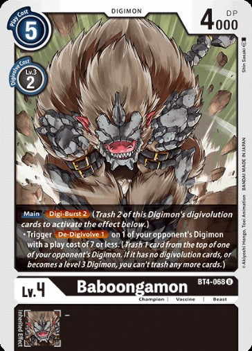 Baboongamon (BT4-068)