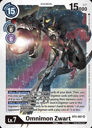 Omnimon Zwart (BT5-087)