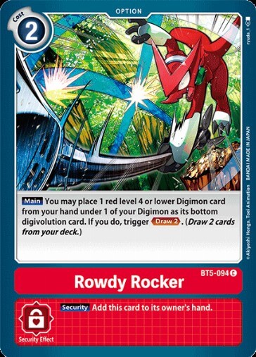 Rowdy Rocker (BT5-094)
