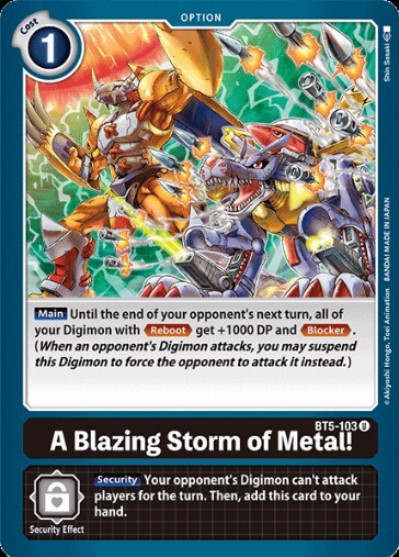 A Blazing Storm of Metal! (BT5-103)