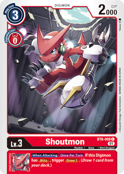 Shoutmon (BT6-008)