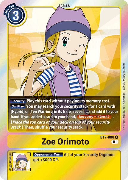 Zoe Orimoto (BT7-088)