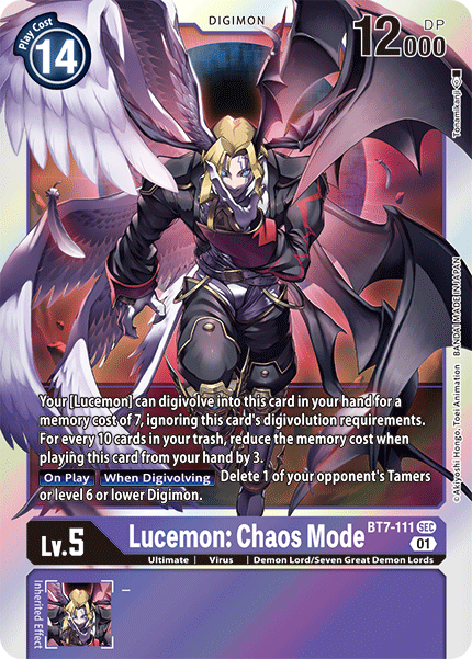 Lucemon: Chaos Mode (BT7-111)