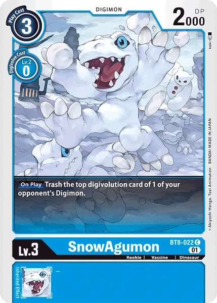 SnowAgumon (BT8-022)