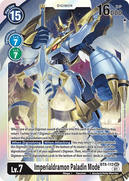 Imperialdramon Paladin Mode (BT8-112)