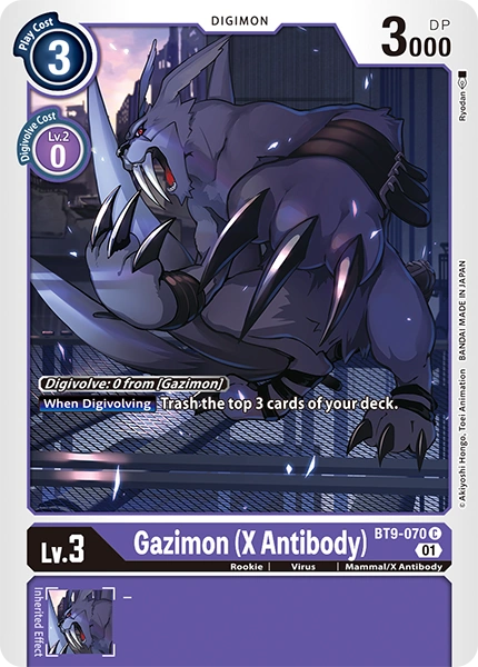 Gazimon (X Antibody) (BT9-070)