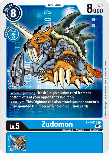 Zudomon (EX1-018)