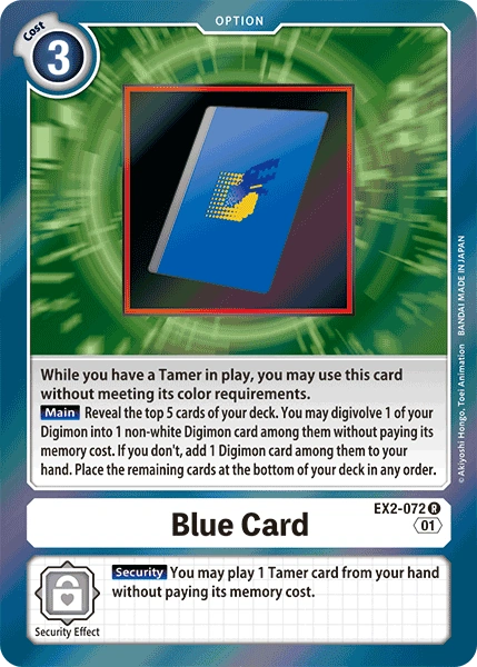 Blue Card (EX2-072)