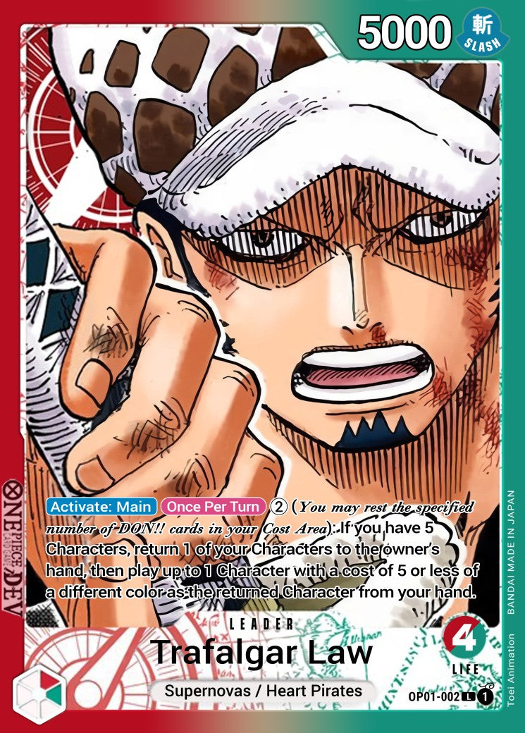 Trafalgar Law OP01-002 Alt Art