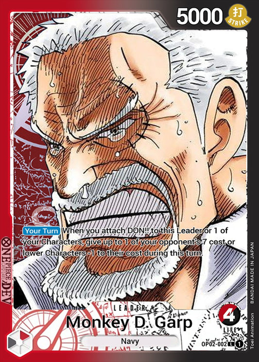 Monkey D. Garp OP02-002 Alt