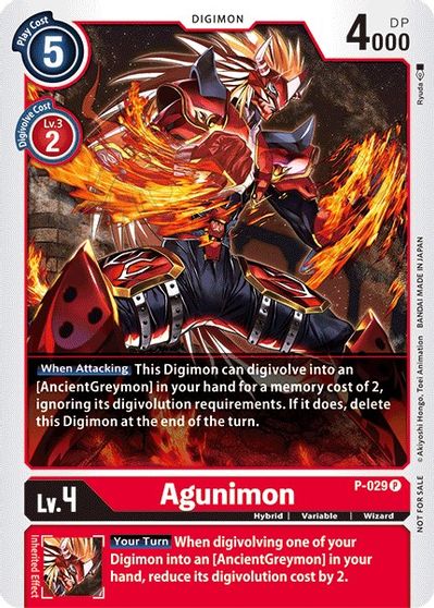 Agunimon (P-029) Foil