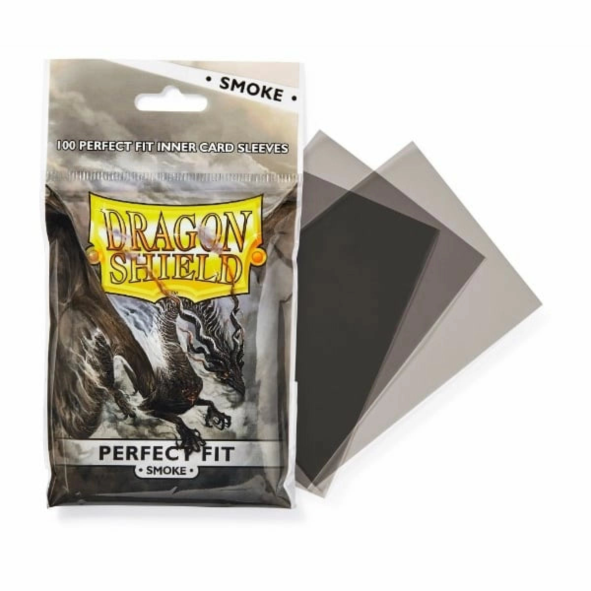 Dragon Shield - Perfect Fit 100/pack sleeves (Smoke)