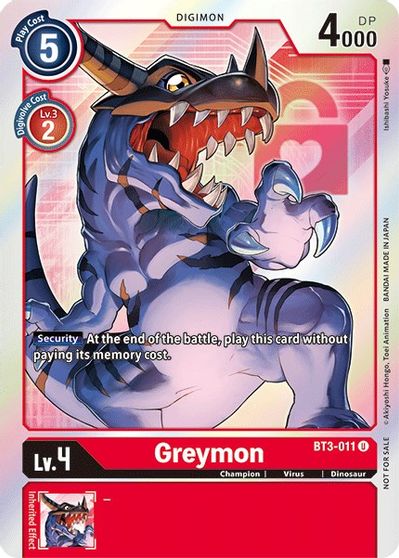 Greymon (BT3-011) Alt