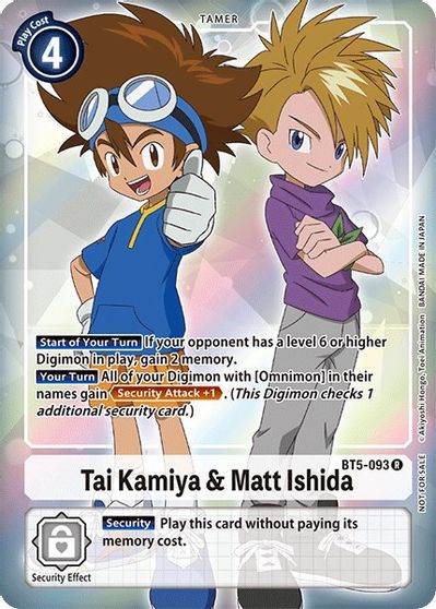 Tai Kamiya & Matt Ishida (BT5-093) Alt